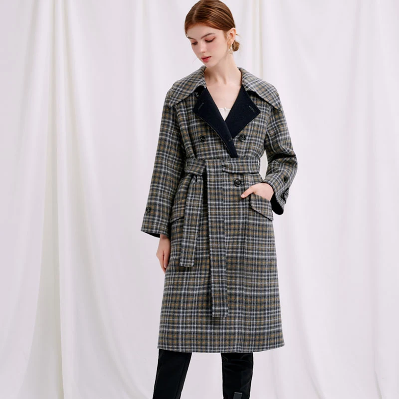 Enola Wool Coat - Plaid | Enola羊毛大衣 - 格纹 商品