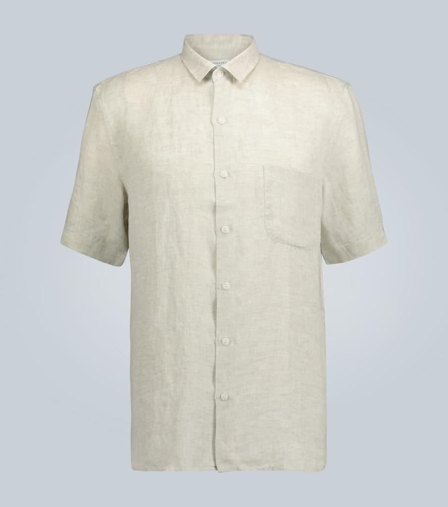 商品Sunspel|短袖亚麻衬衫,价格¥920,第1张图片