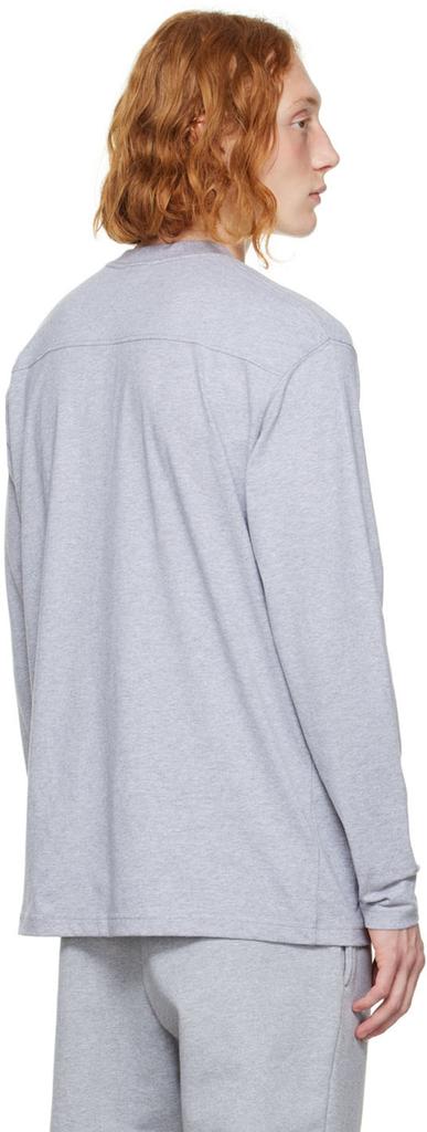 Gray 'Le T-Shirt Manches Longues' Long Sleeve T-Shirt商品第3张图片规格展示