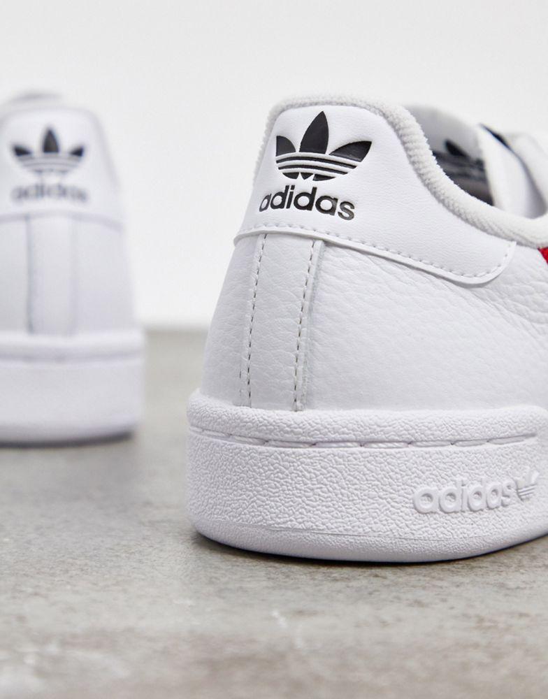 商品Adidas|adidas Originals Continental 80 trainers in white and red,价格¥692,第5张图片详细描述