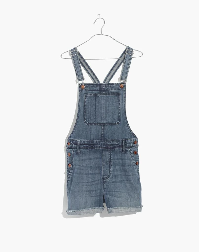 商品Madewell|Adirondack Short Overalls in Dawkins Wash,价格¥515,第5张图片详细描述