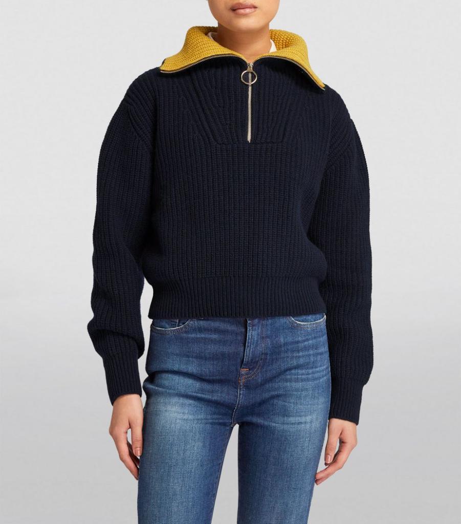 商品Sandro|Half-Zip Sweater,价格¥1637,第5张图片详细描述