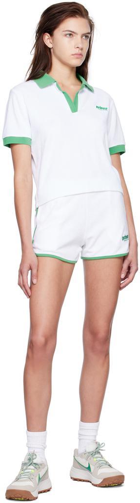 商品Sporty & Rich|White Prince Edition Shorts,价格¥370,第6张图片详细描述