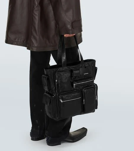 商品Balenciaga|Superbusy做旧皮革托特包,价格¥22342,第2张图片详细描述
