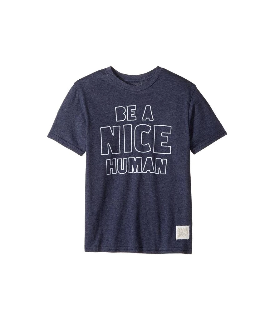 商品The Original Retro Brand|Be A Nice Human Short Sleeve Tri-Blend Tee (Big Kids),价格¥158,第1张图片