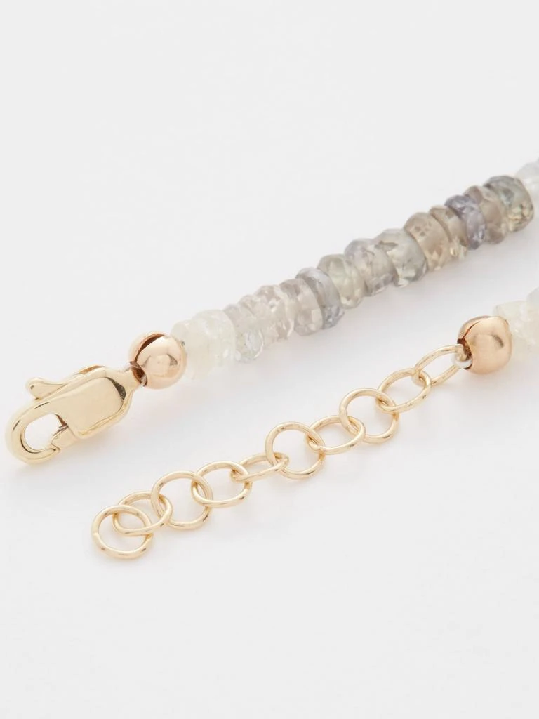 商品Roxanne First|The Good Vibes sapphire & 14kt gold necklace,价格¥4626,第3张图片详细描述