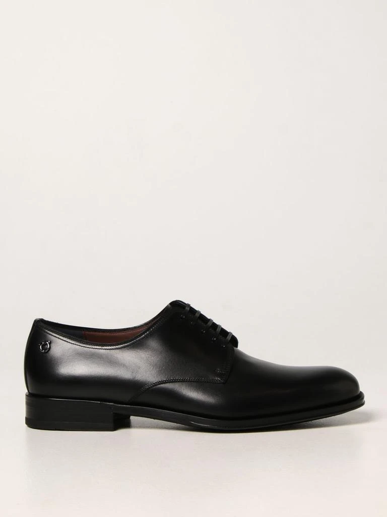 商品Salvatore Ferragamo|Ferragamo Pershore leather derby shoes,价格¥2787,第1张图片