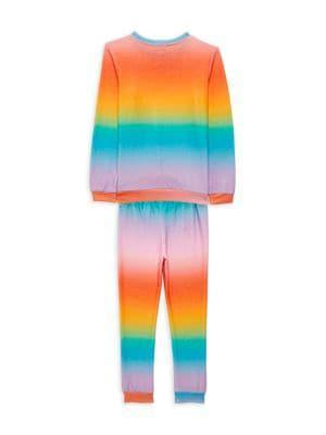 商品Andy & Evan|Little Girl's & Girl's 2-Piece Sweatshirt & Joggers Set,价格¥238,第4张图片详细描述