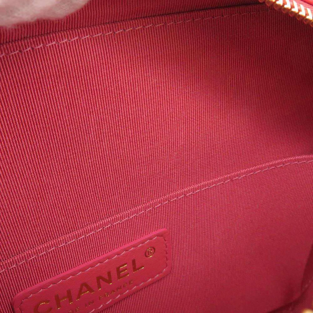 Chanel Pink Lambskin Leather Octagon CC Logo Chain Shoulder Bag  商品