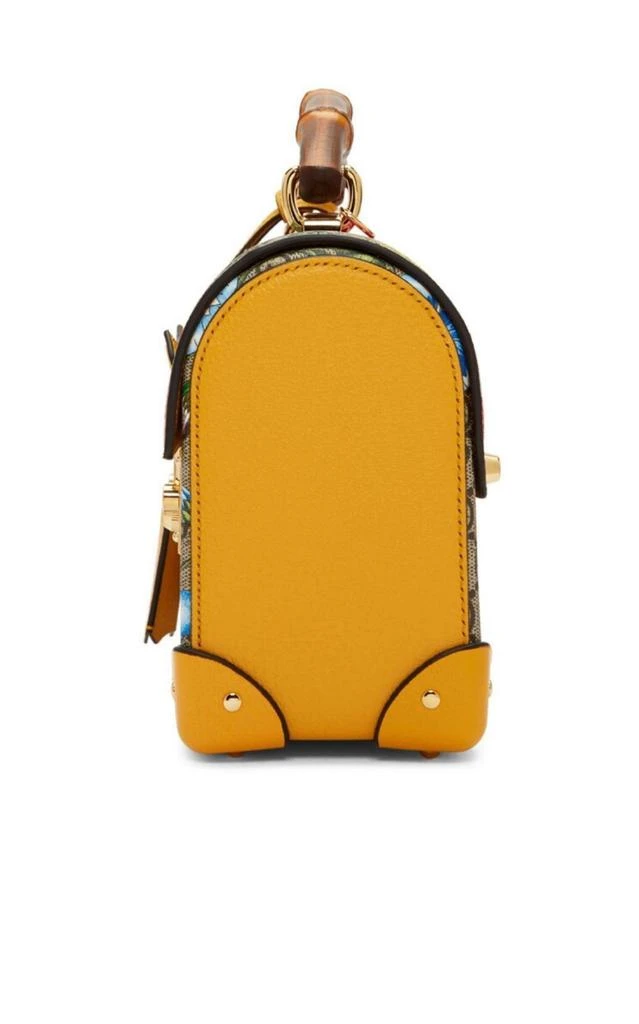 Multicolor Small GG Flora Bamboo Padlock Bag 商品