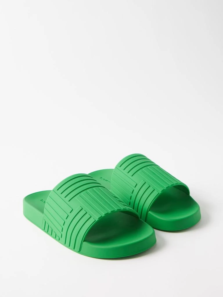 Intrecciato rubber slides 商品