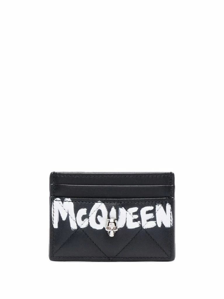 商品Alexander McQueen|Card holder in quilted leather,价格¥1043,第1张图片