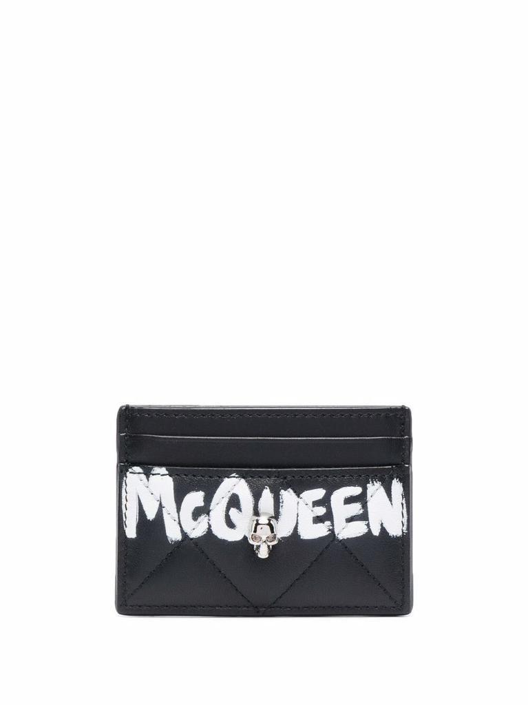 商品Alexander McQueen|Card holder in quilted leather,价格¥1027,第1张图片