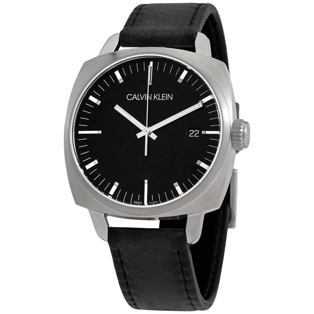 Calvin Klein Fraternity Quartz Black Dial Mens Watch K9N111C1商品第1张图片规格展示