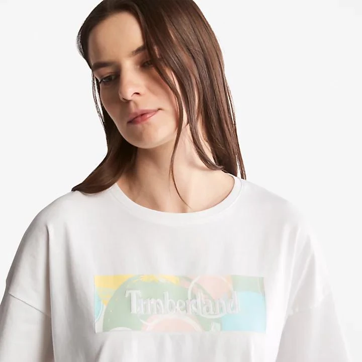 商品Timberland|Pastel T-Shirt for Women in White,价格¥208,第5张图片详细描述