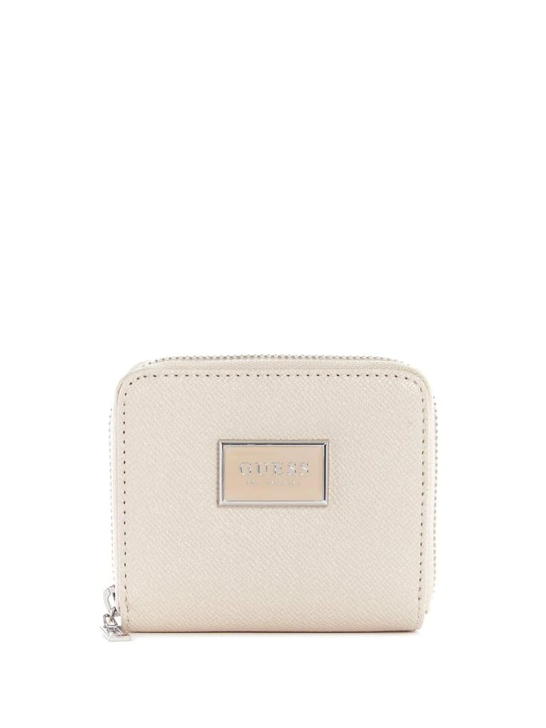 商品Guess Factory|Abree Small Zip-Around Wallet,价格¥216,第4张图片详细描述