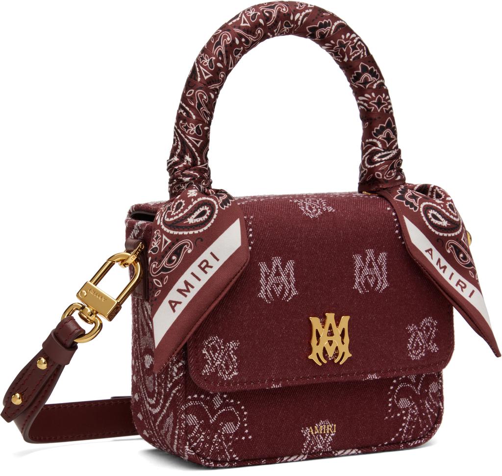 【AMIRI】WOMEN'S DENIM BANDANA MICRO MA ハンドバッグ Amiri Micro Bandana Triangle Denim Top Handle Bag | Saks
