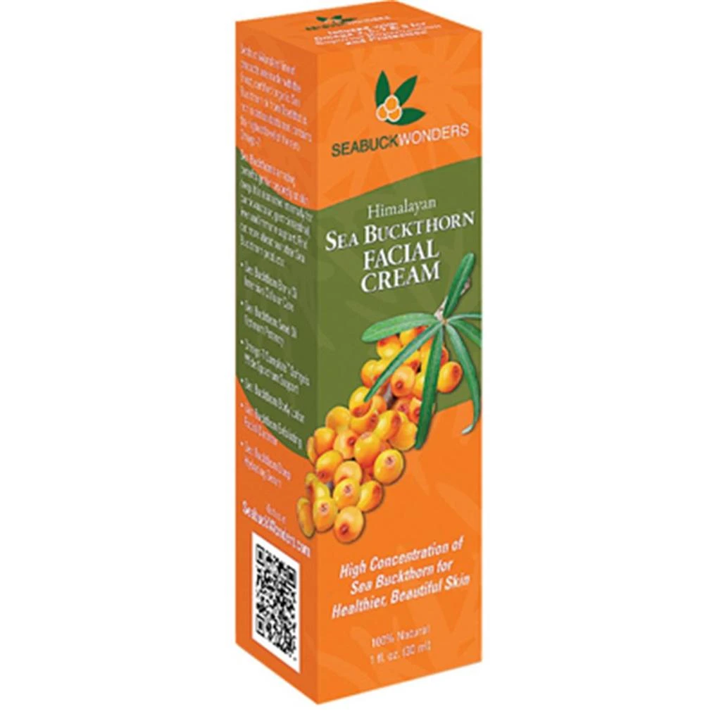 商品Superior Suppliments|Seabuck Wonders Sea Buckthorn Facial Cream - 1 oz,价格¥224,第1张图片