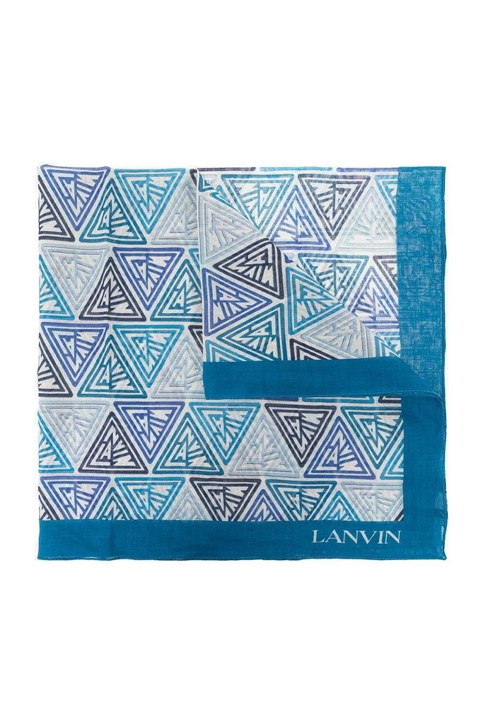 商品Lanvin|Lanvin Graphic Print Scarf,价格¥435,第1张图片