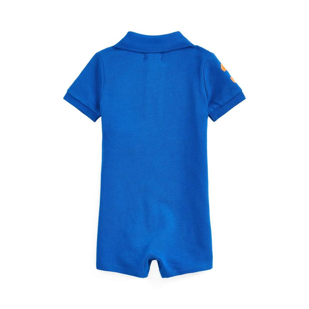 商品Ralph Lauren|Big Pony Mesh Polo Shortall (Infant),价格¥148,第2张图片详细描述