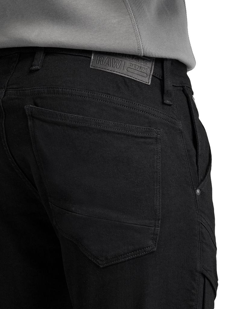 Airblaze 3D Skinny Jeans in Pitch Black商品第4张图片规格展示