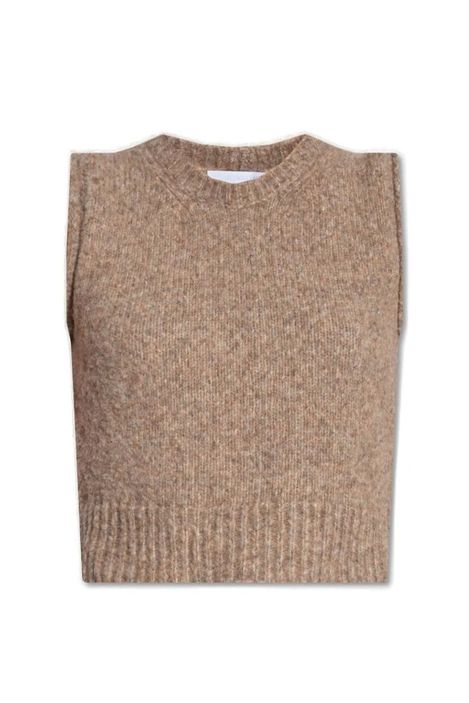 商品Helmut Lang|Helmut Lang Crewneck Cropped Knitted Vest,价格¥712,第1张图片