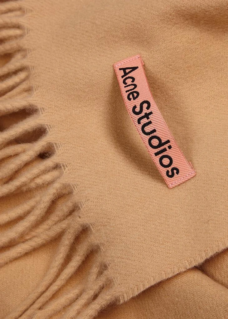 商品Acne Studios|Canada camel wool scarf,价格¥1563,第3张图片详细描述