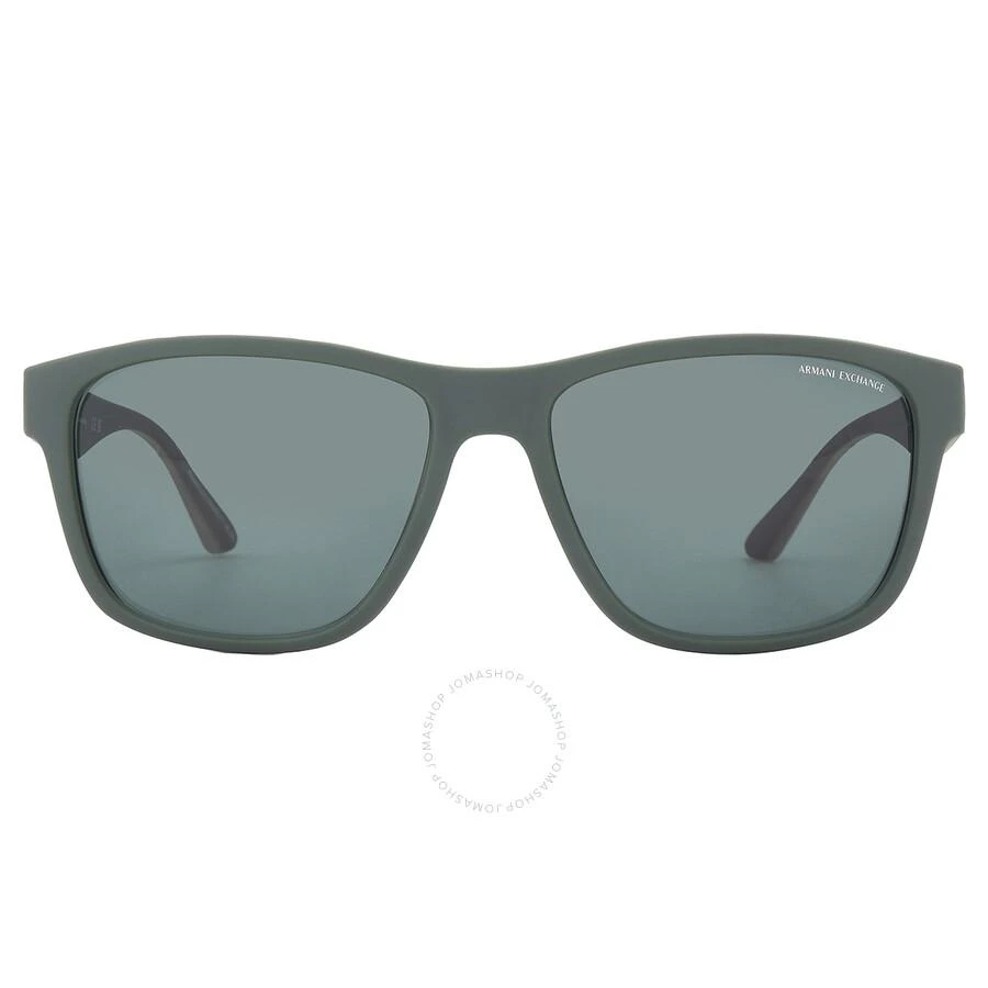 商品Armani Exchange|Grey Square Men's Sunglasses AX4135S 830171 59,价格¥261,第1张图片