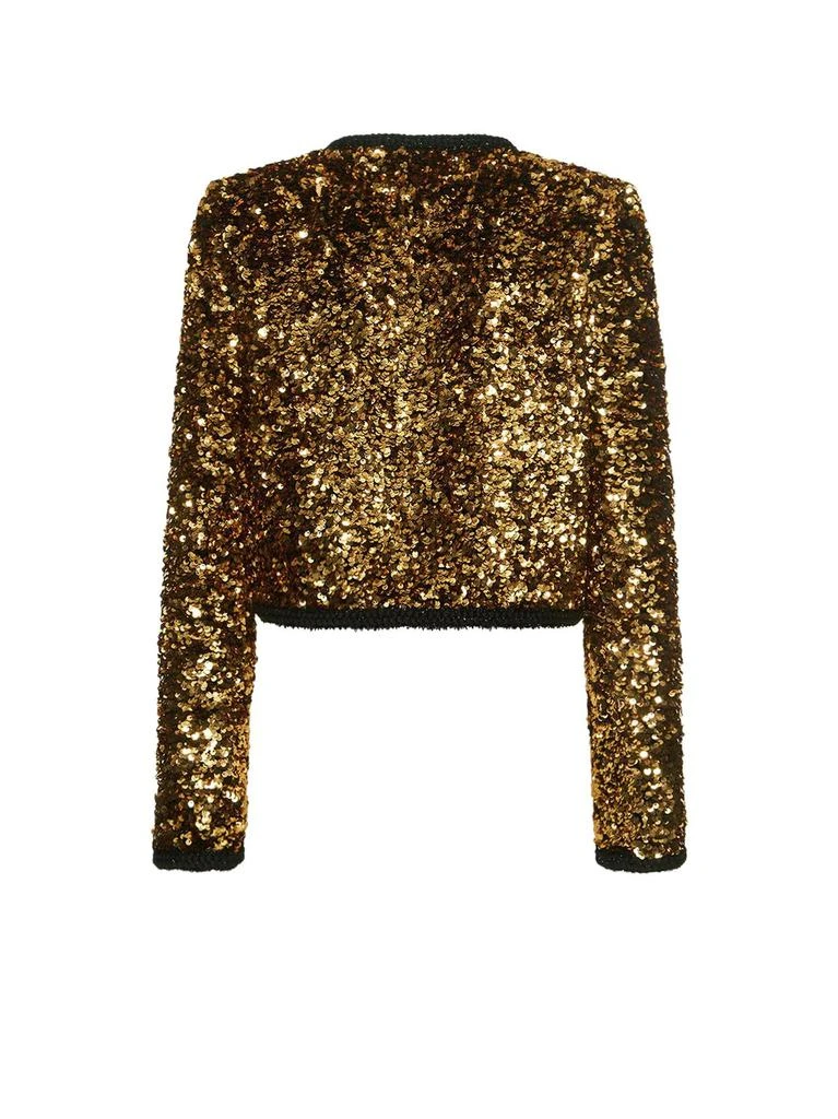 商品Self Portrait|Self-Portrait Sequin-Embellished V-Neck Jacket,价格¥2852,第2张图片详细描述