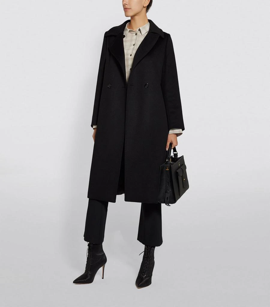 商品Max Mara|Double-Breasted Wool Coat,价格¥7687,第5张图片详细描述