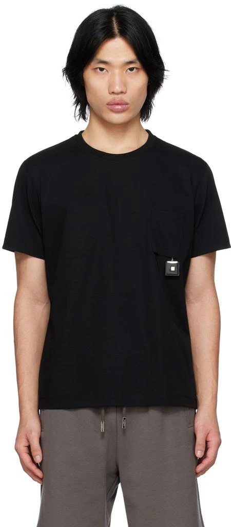 商品Wooyoungmi|Black Patch Pocket T-Shirt,价格¥1715,第1张图片