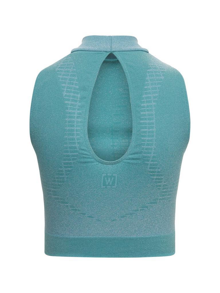 商品Wolford|Shiny Grid Sleeveless Stretch Nylon Top,价格¥898,第6张图片详细描述