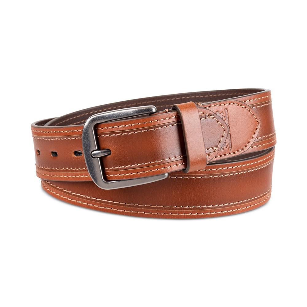 Men's Stitched Leather Belt商品第1张图片规格展示