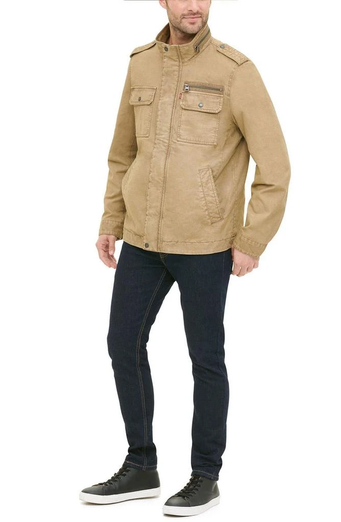 商品Levi's|Washed Cotton Two Pocket Military Jacket,价格¥461,第5张图片详细描述