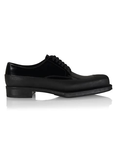 Brushed Leather Derby Loafers商品第1张图片规格展示