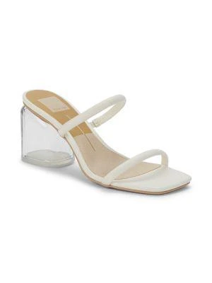 Ninia Lucite Dual-Strap Sandals 商品