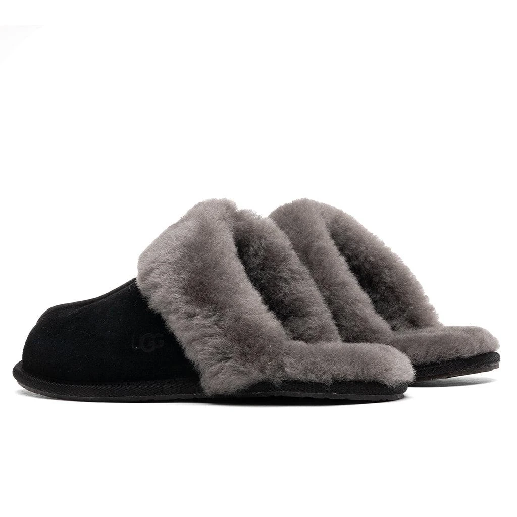 商品UGG|Women's Scuffette II Slipper - Black/Grey,价格¥726,第3张图片详细描述