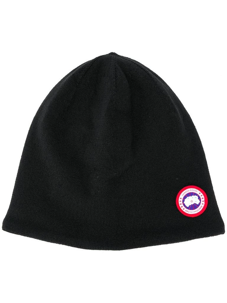商品Canada Goose|Canada Goose Mens Black Wool Hat,价格¥1509,第1张图片