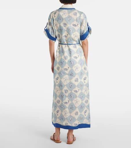 商品ALÉMAIS|Pia printed linen shirt dress,价格¥5171,第3张图片详细描述