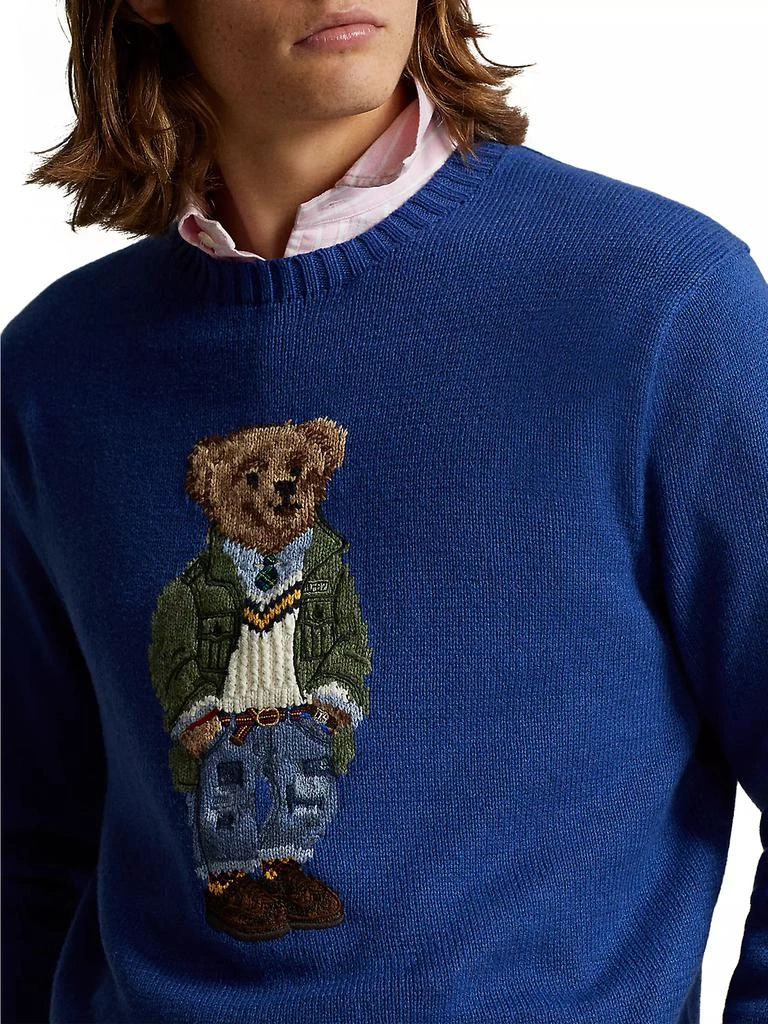 商品Ralph Lauren|Bear Cotton Crewneck Sweater,价格¥2089,第5张图片详细描述