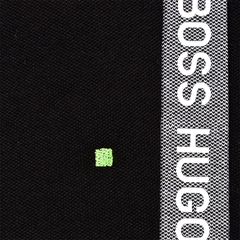 Hugo Boss 雨果博斯 男士棉质混纺BOSS印花胸标时尚系扣短袖POLO衫 PAULE-182-3643-001 商品