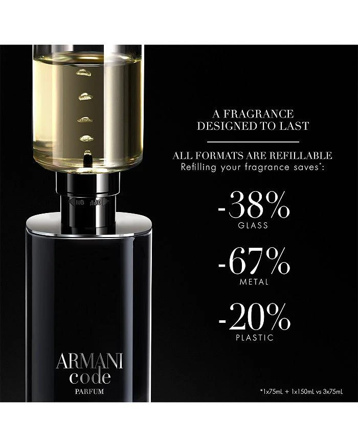 商品Giorgio Armani|Giorgio Armani Armani Code Parfum 2.5 oz.,价格¥990,第5张图片详细描述