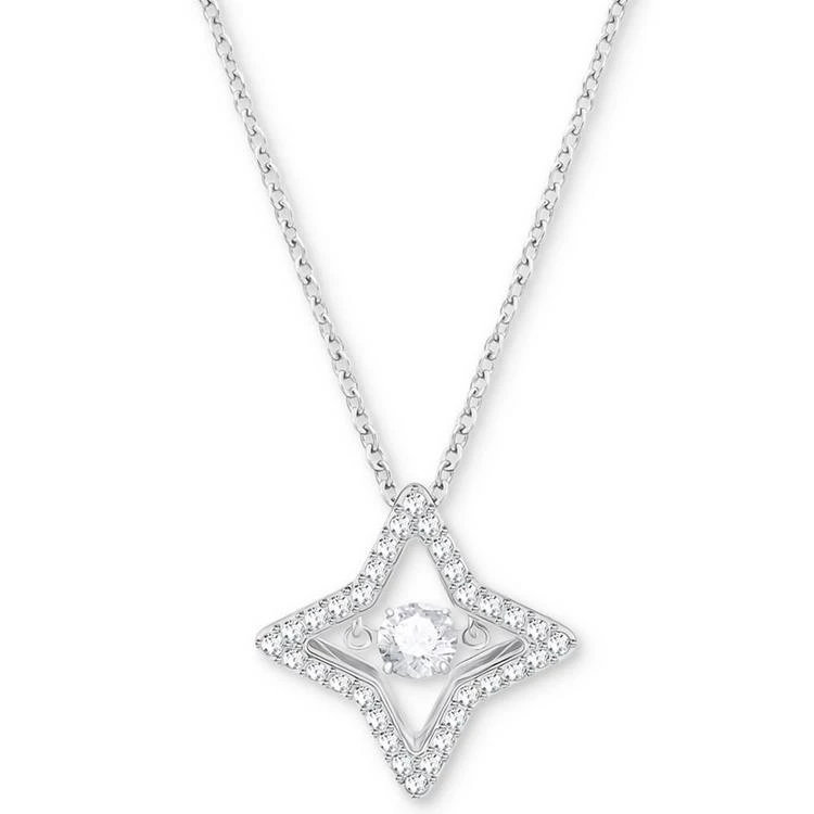 商品Swarovski|Silver-Tone Crystal Star Pendant Necklace,价格¥966,第1张图片