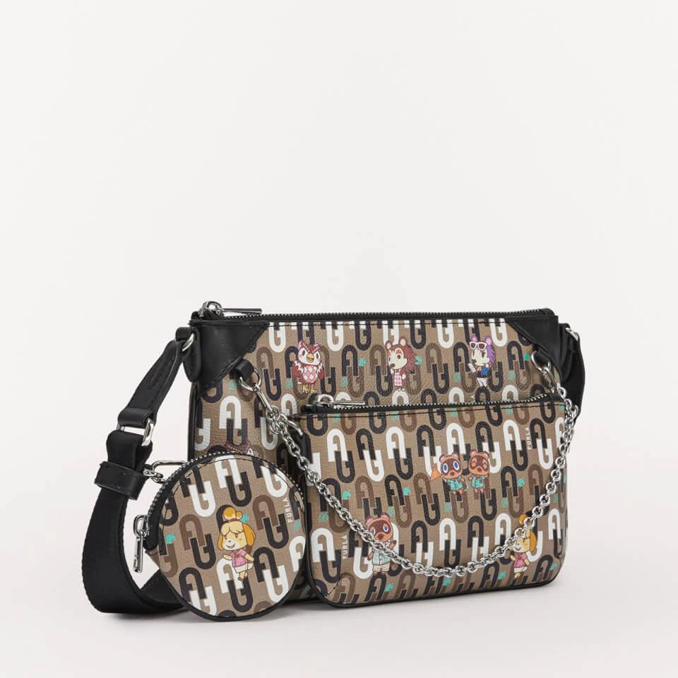 商品Furla|Furla Women's Animal Crossing Cross Body Bag - Khaki,价格¥1105,第2张图片详细描述