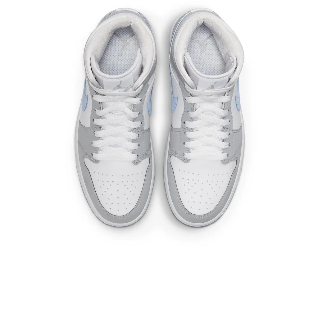 商品Jordan|Air Jordan 1 Mid Wolf Grey Blue (W),价格¥1120,第3张图片详细描述