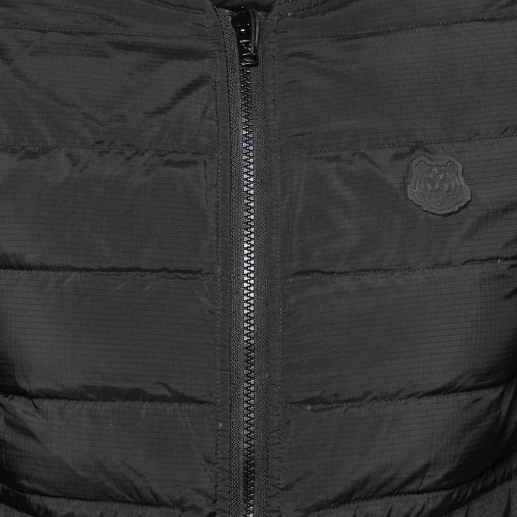 商品[二手商品] Kenzo|Kenzo Green & Black Synthetic Reversible Puffer Jacket XS,价格¥3008,第4张图片详细描述