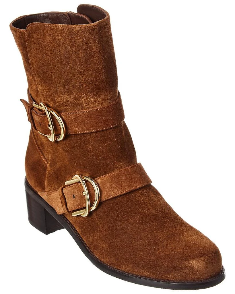 商品Stuart Weitzman|Stuart Weitzman Britain Reserve Suede Bootie,价格¥773,第1张图片