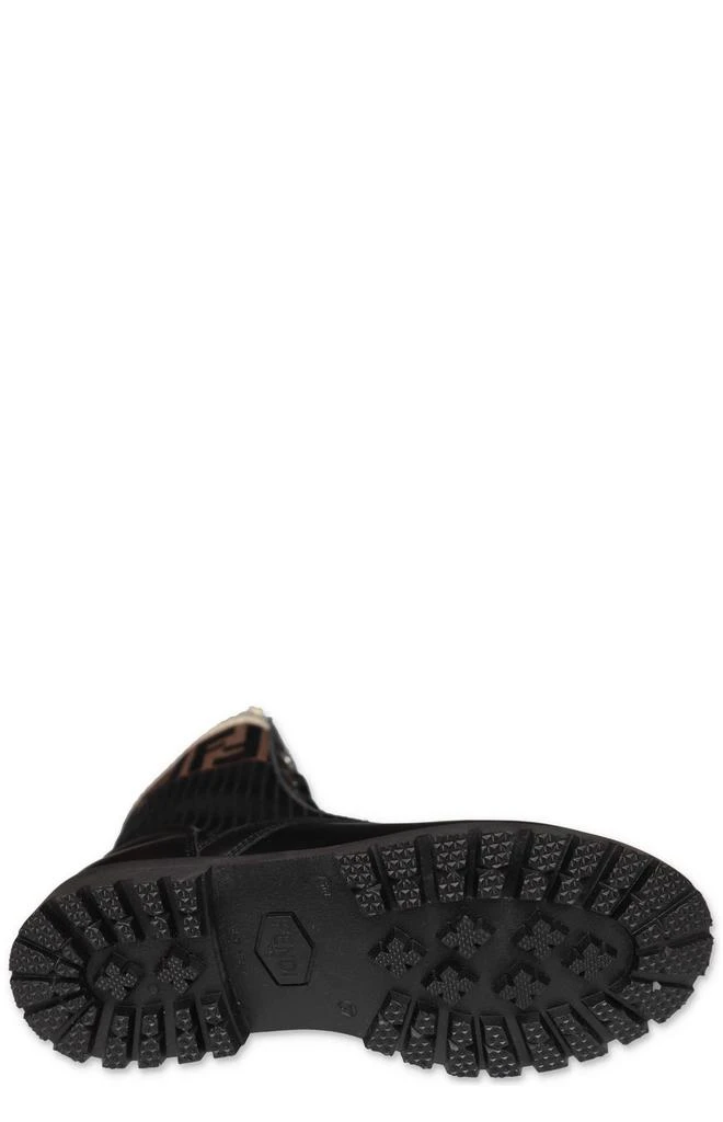 商品Fendi|Fendi Kids FF Motif Lace-Up Boots,价格¥4703,第4张图片详细描述