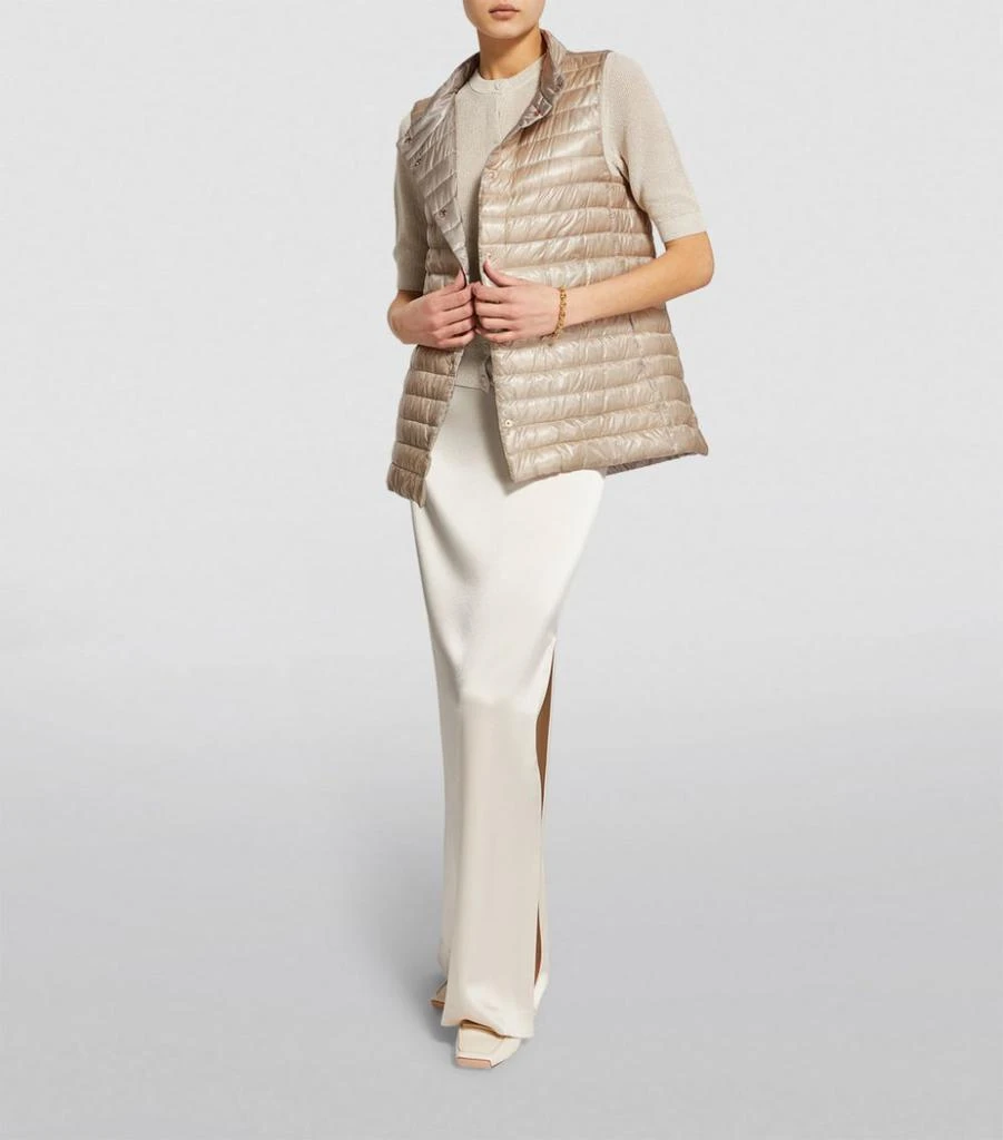 商品Herno|HER P SMANICATO REVERSIBLE GILET,价格¥3279,第2张图片详细描述