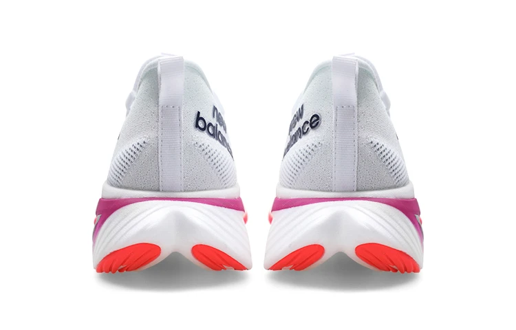 商品[国内直发] New Balance|FuelCell SC Elite v3 菁英 织物皮革防滑耐磨 低帮 碳板 训练跑步鞋 女款 白银粉,价格¥686,第5张图片详细描述